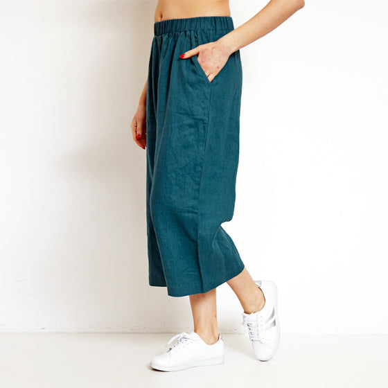 Teal culottes by Bella Blue